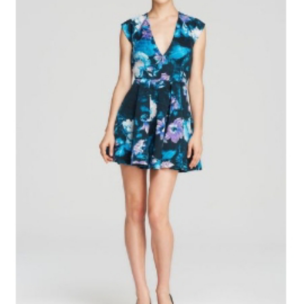 NWT Guess Neoprene floral dress